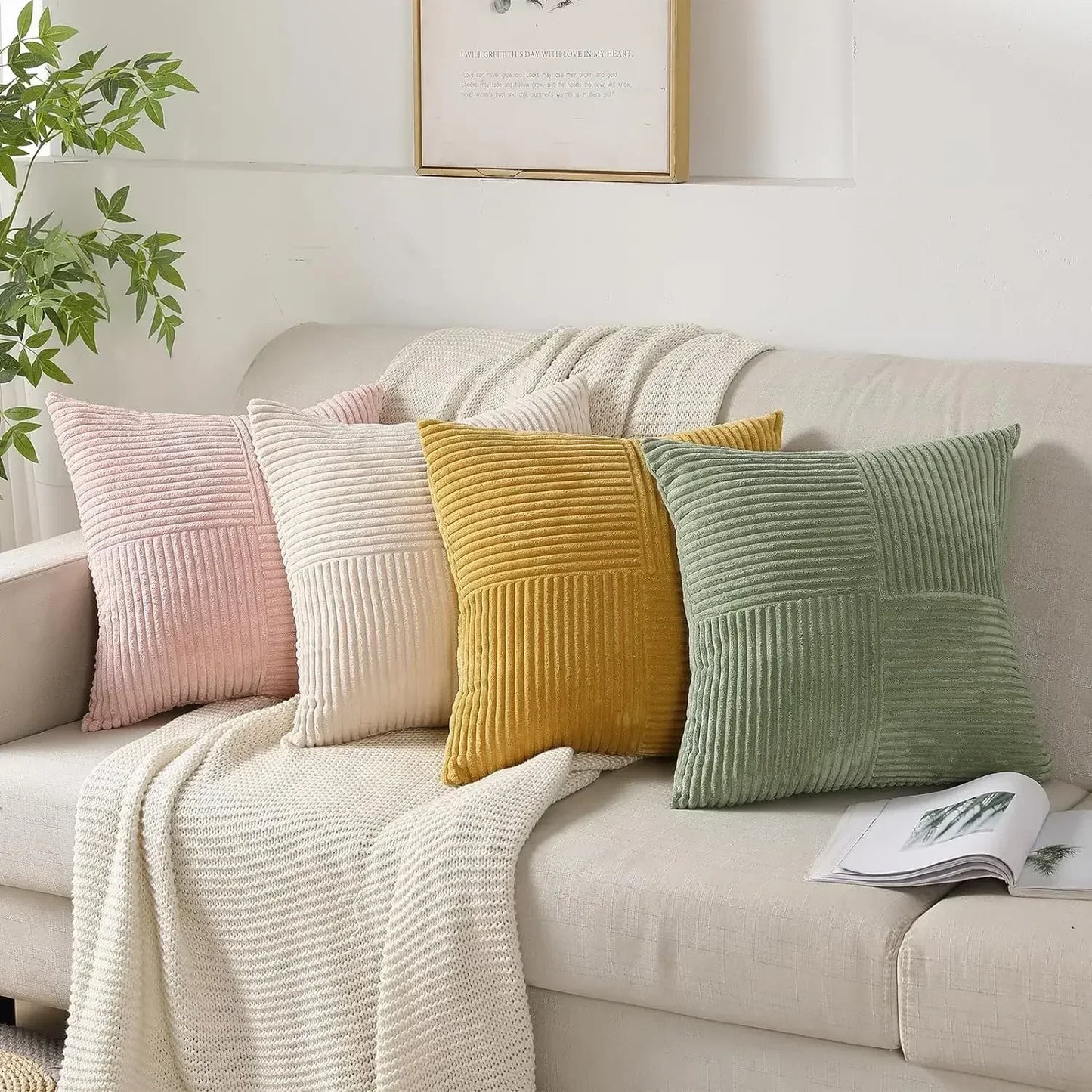 Brehn | Quintessence Kissenbezüge - Stilvolle Kissenbezüge Set von 2 für jedes Interieur