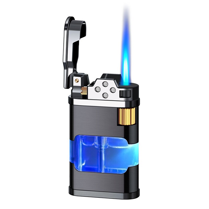 Blauer Flamme Metall Winddichter Gasanzünder | Brehn