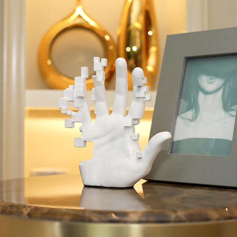 Moderne Kunstvolle Berührungen Hand Statue Deko | Brehn