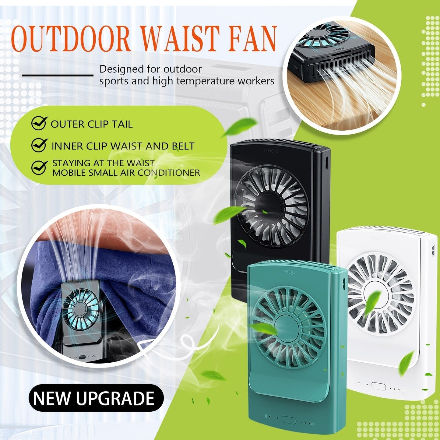Cooler Sommer Bladeless Taillenventilator | Brehn