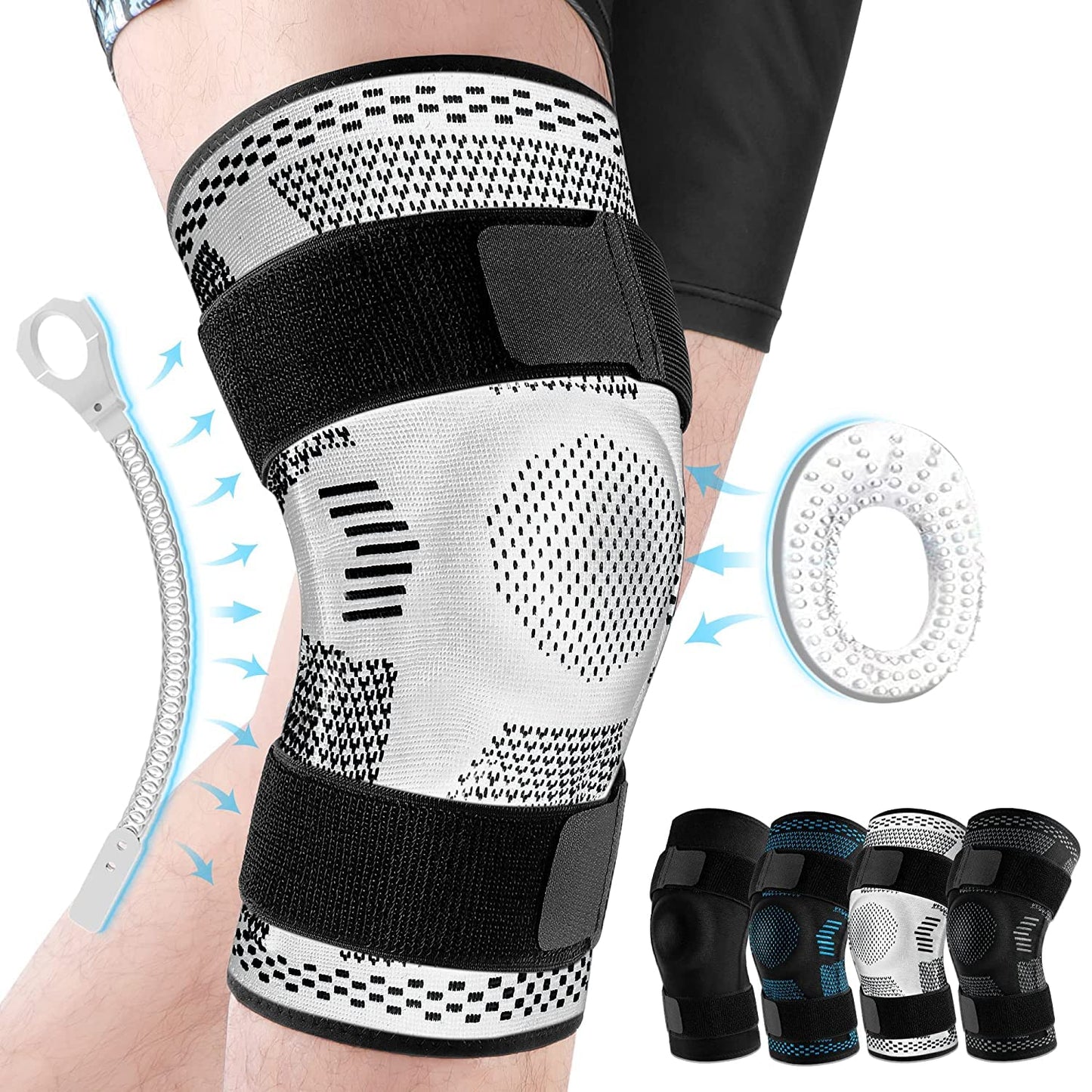 Brehn | Knie Stabilizer Unterstützung Gel Polster