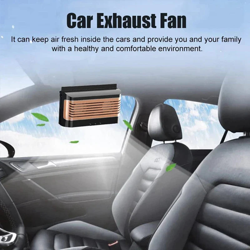 Brehn | Luftreiniger Reinigungssystem Solar Powered Auto Ventilator