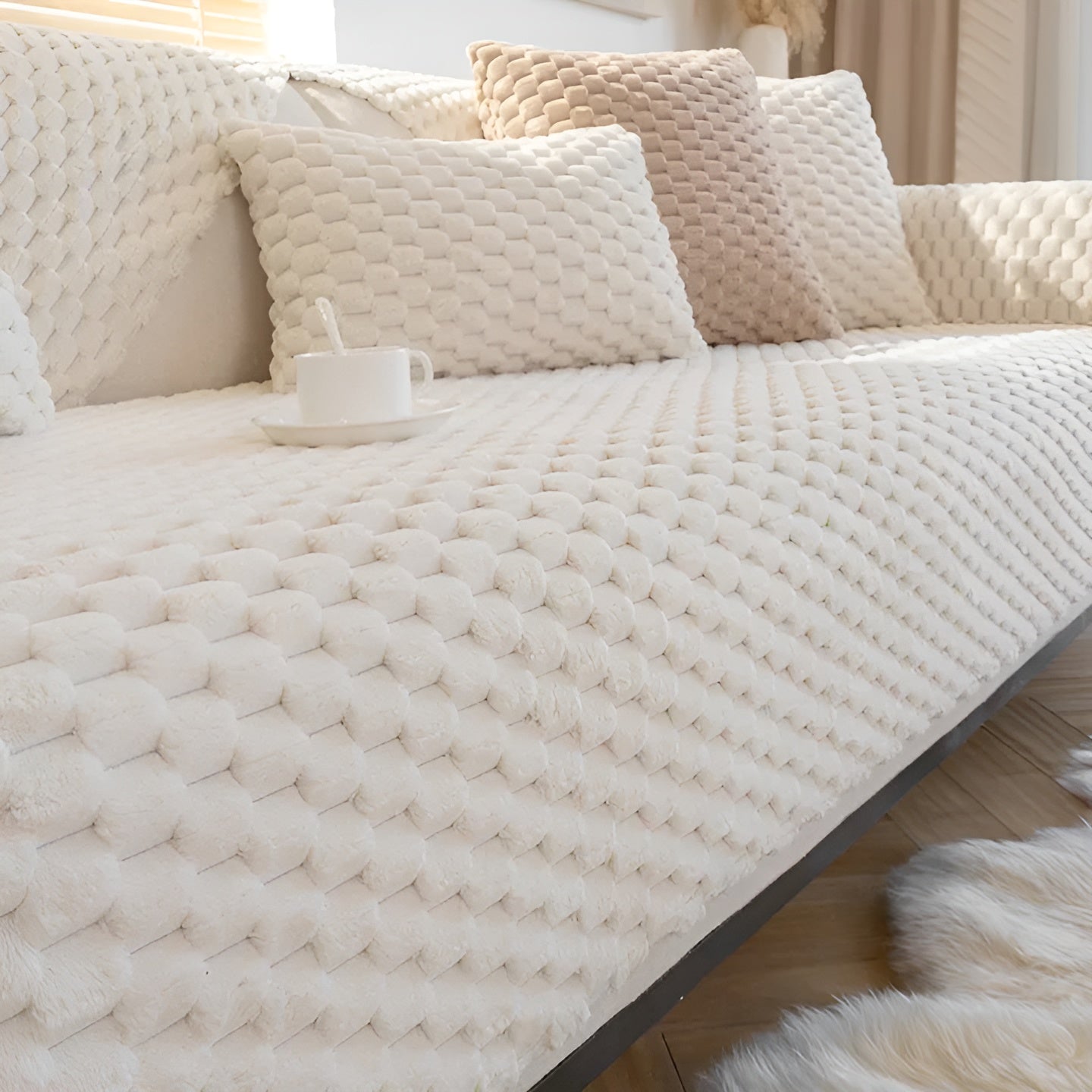 Luxuriöser Velours Sofabezug - VeluLuxe | Brehn