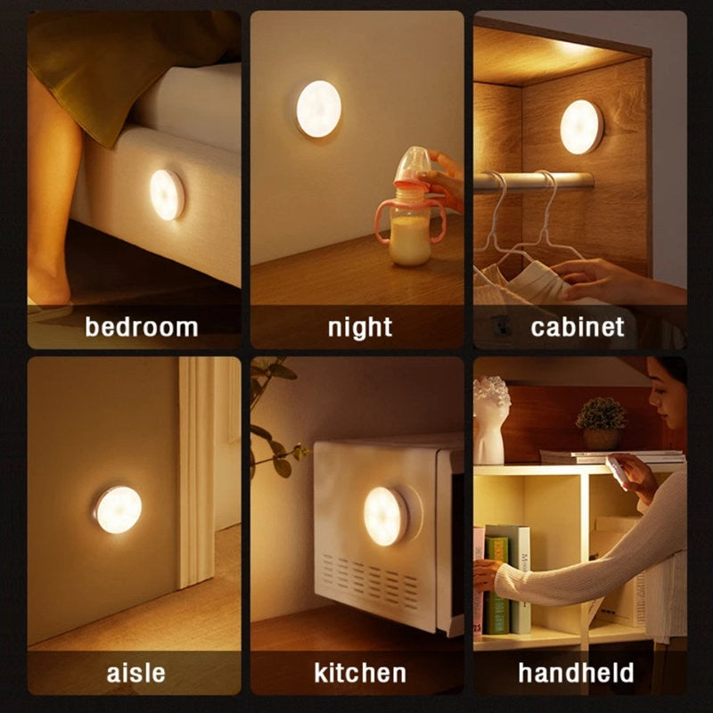 Sticky LED Bewegungsmelder Mini Nachttischlampe | Brehn