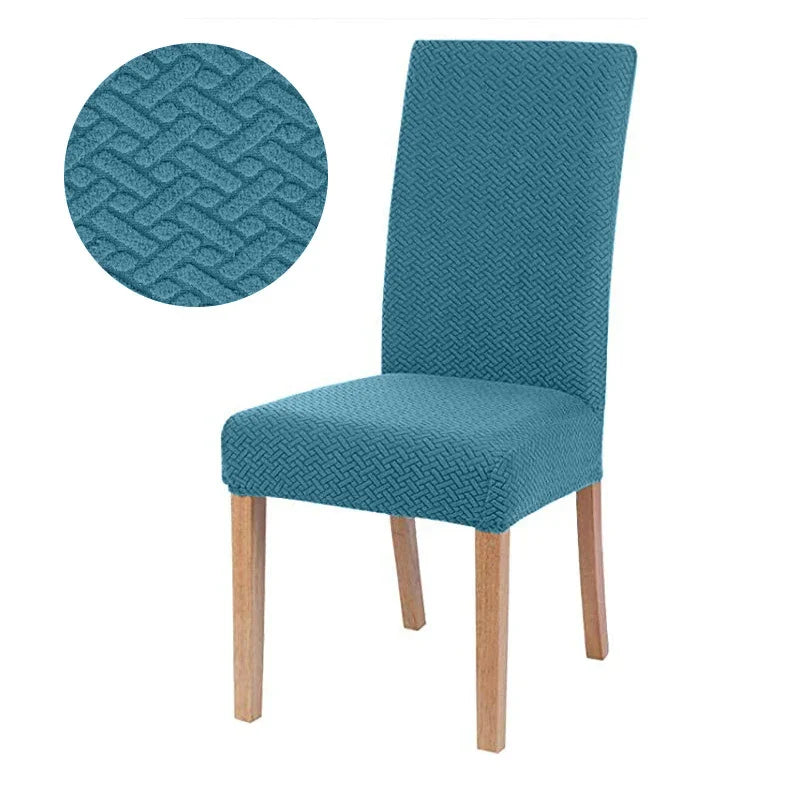 Brehn | Stuhlhusse Velvona | Elastisch & Dick Gepolstert | Jacquard-Stretchbezug | Waschbar & Knitterfrei