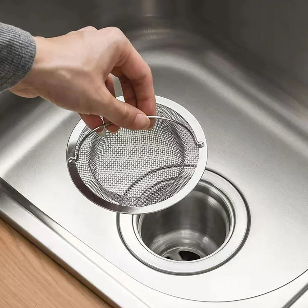 Brehn | Spülsieb DrainGuard Inox | Edelstahl-Abflusssieb für Küche & Bad | Fängt Essensreste & Haare auf | Rostfrei & langlebig