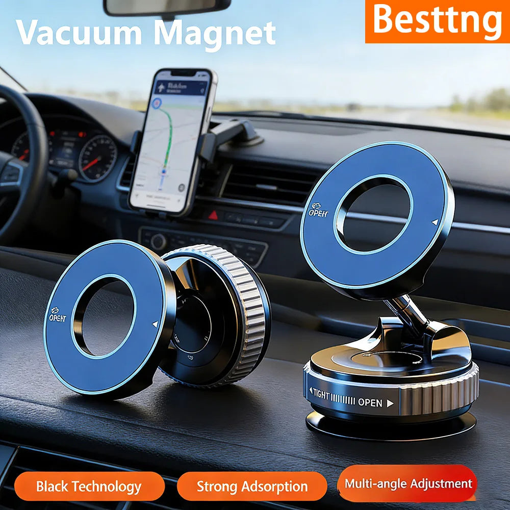 Magnetische Handyhalterung | Mit Vakuum-Saugnapf | 360° verstellbar | Brehn