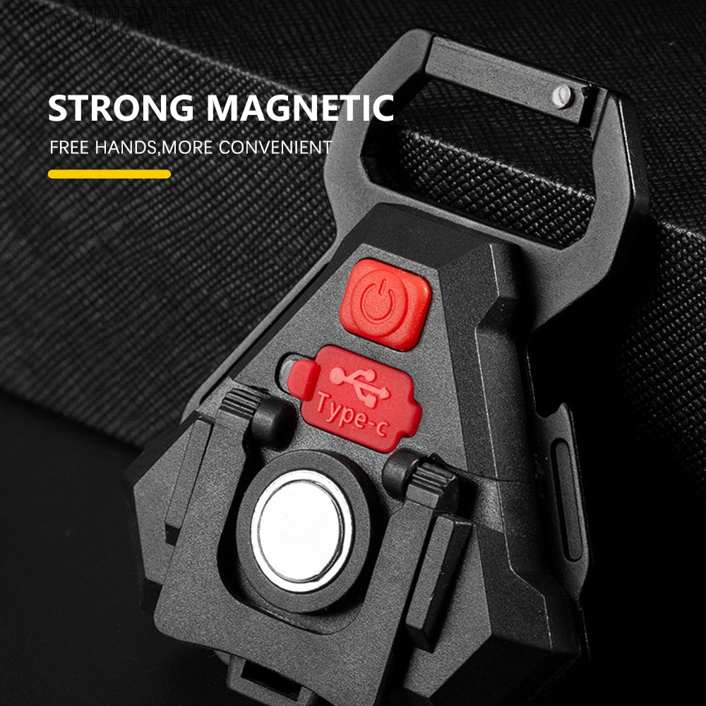 Mini-LED-Taschenlampe USB-Flaschenöffner Schlüsselanhänger | Brehn
