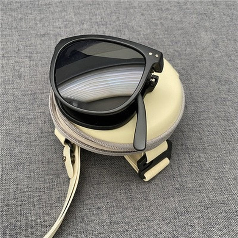 Brehn | Anti-UV faltbare Mode Flex klare Sicht Sonnenbrille
