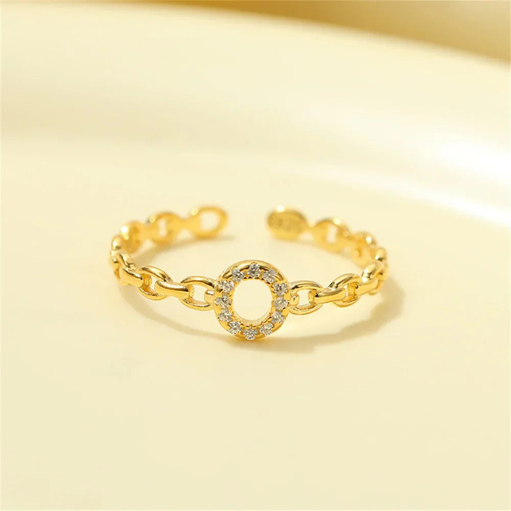 Brehn | Zierlicher Diamant Buchstaben Initialring