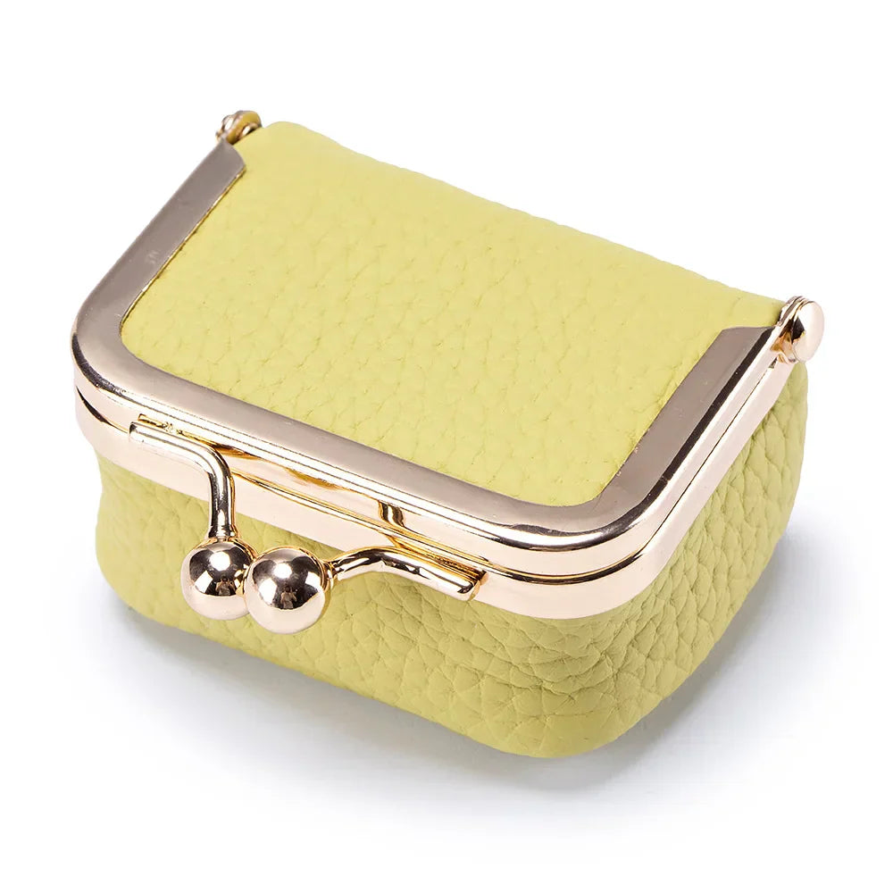 Brehn | Mini Retro Leder Reise Schmuck Aufbewahrungstasche