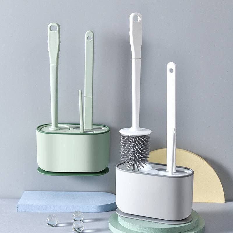 Brehn | Wandmontierter Toilettenreiniger Abflussbürsten Set
