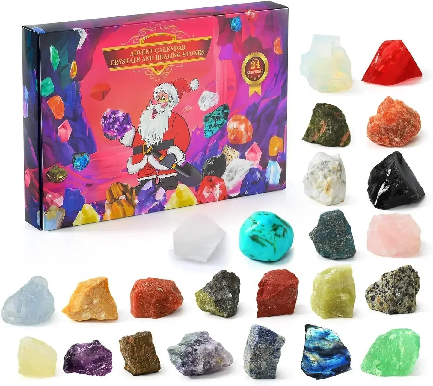 Brehn | GemMagic – Kinder Adventskalender mit 24 glänzenden Edelsteinen