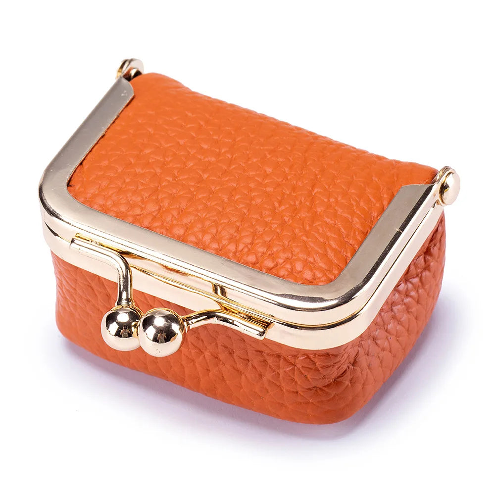 Brehn | Mini Retro Leder Reise Schmuck Aufbewahrungstasche