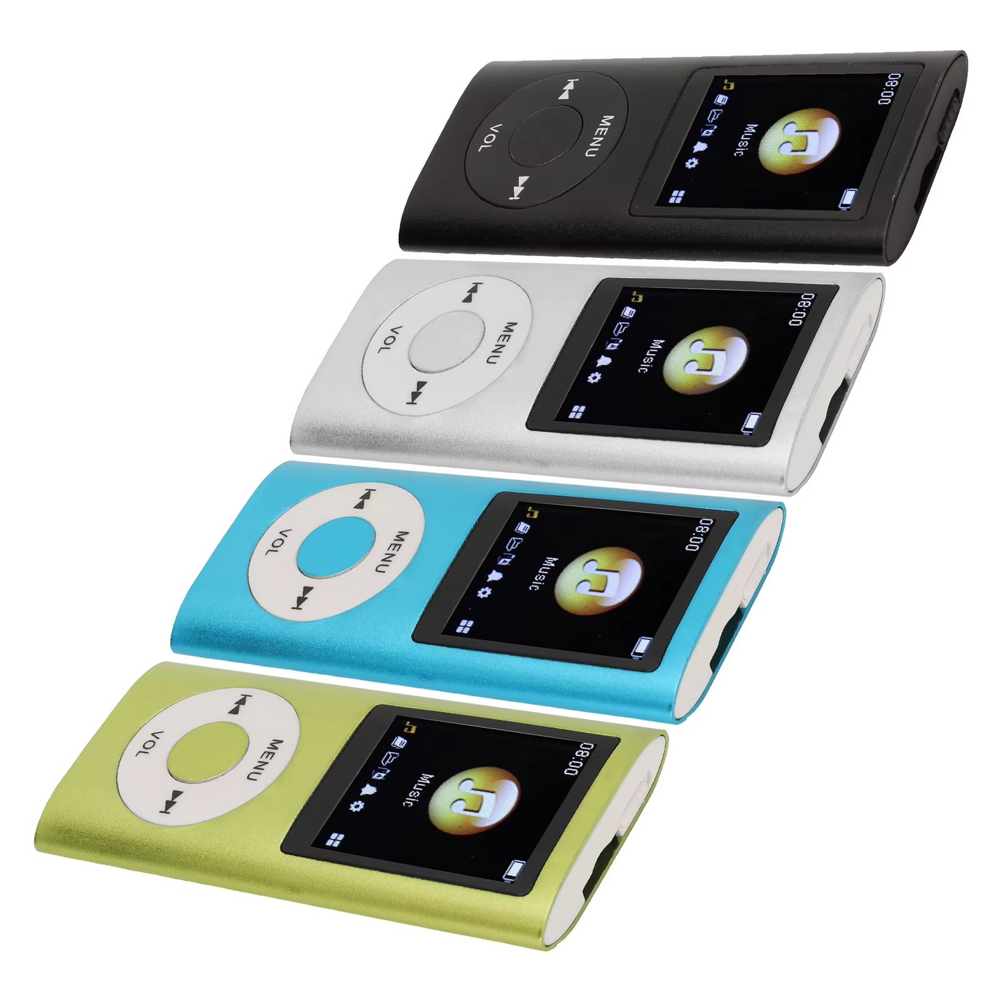 Kompakter MP3-Player mit hochauflösendem 1,8-Zoll-LCD-Display.