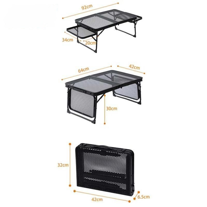 Brehn | Tragbarer Einfacher Tragbarer BBQ Camping Tisch