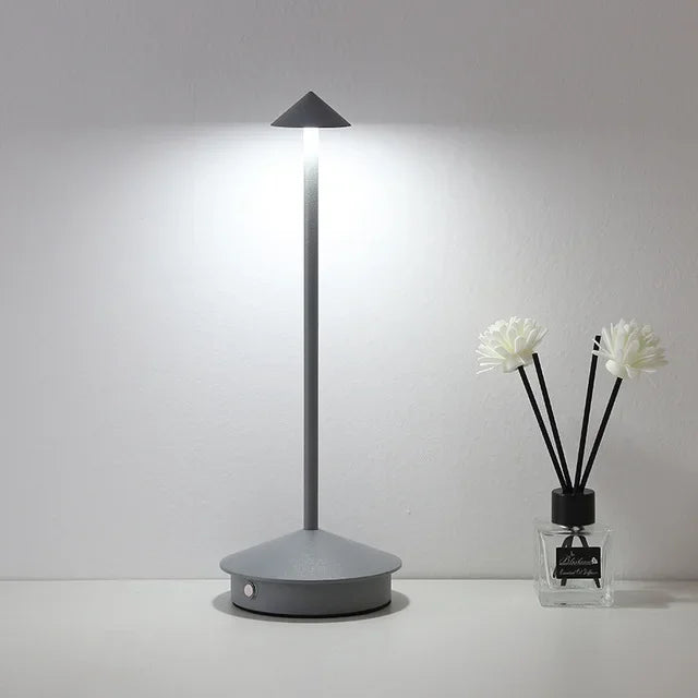Brehn | Wiederaufladbare Tischlampe Kreative Esszimmer Touch Led Hotel Bar Kaffee Pina Pro Tischlampe Lampada Da Tavolo Dekorative Schreibtischlampe