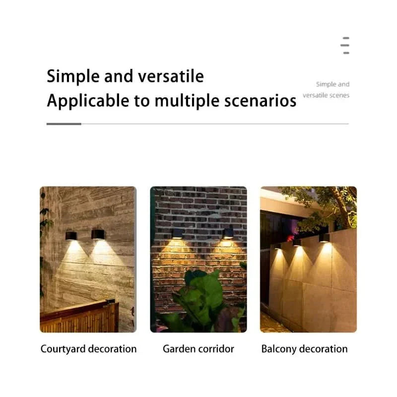 Solar LED Außenwandleuchte | Brehn