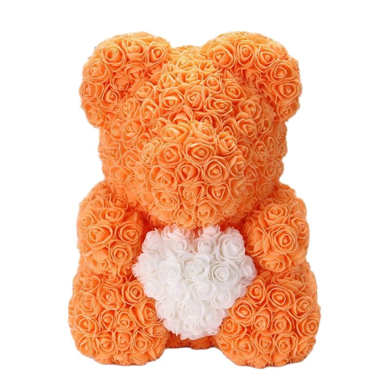 Brehn | Künstliche Rosenblumen Teddybär