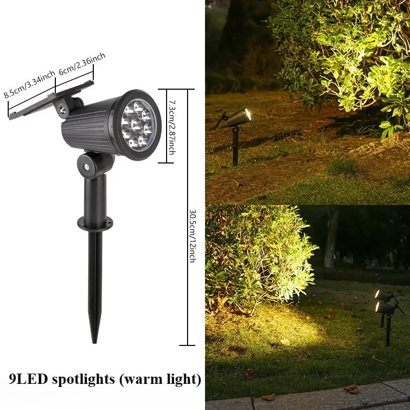 Solar LED Gartenstrahler Außen | Brehn