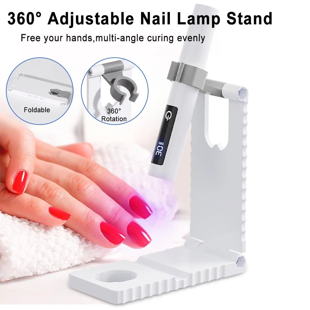 UV-Nagelstift mit Klappständer – aufladbar | Brehn