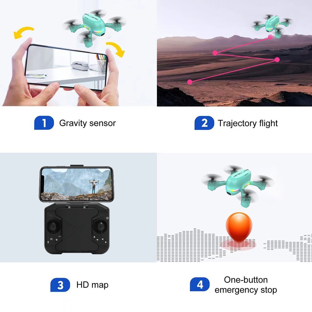 Brehn | Easy Fly Dual Camera Mini Pocket Drohne