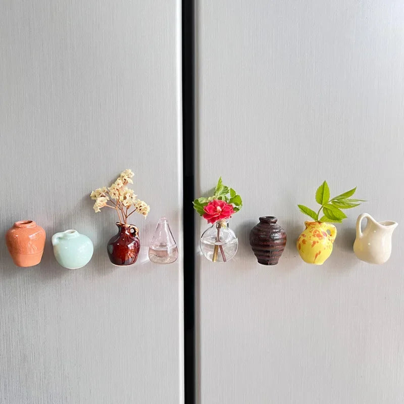 Mini-Magnetvase-Dekoration