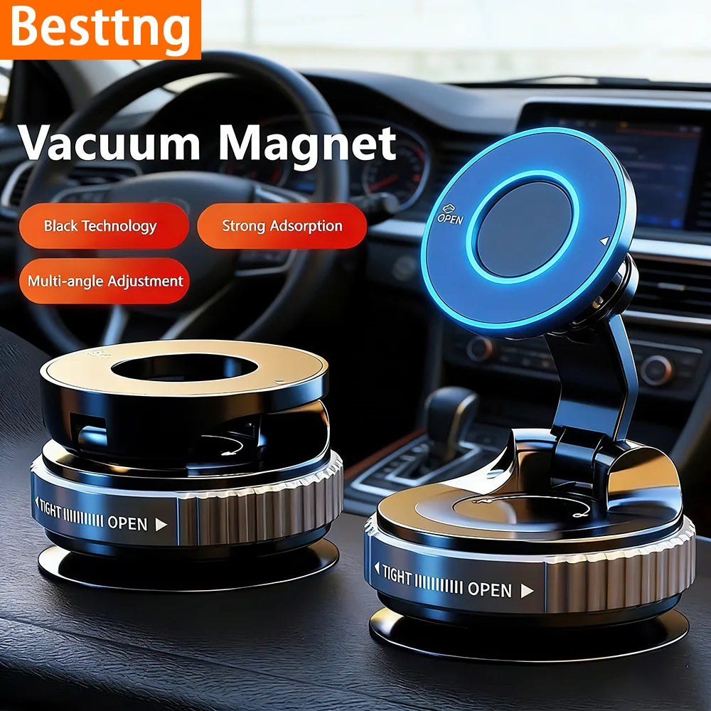 Magnetische Handyhalterung | Mit Vakuum-Saugnapf | 360° verstellbar | Brehn