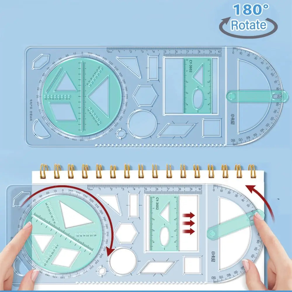Mathe-Genie Multi-Winkel Zeichen Präzisions-Lineal | Brehn