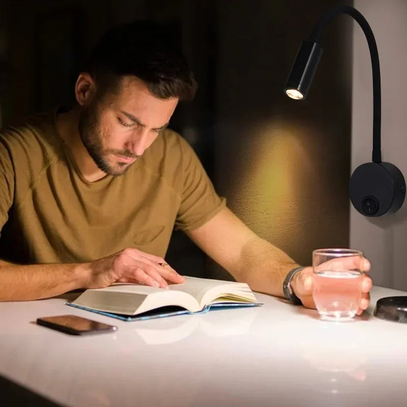 Brehn | Vielseitige LED-Wandleuchte: Modern, Flexibel, Perfekt zum Lesen im Bett