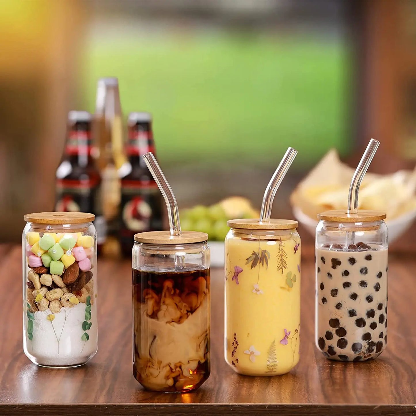 Bamboo To-Go Glas Brehn