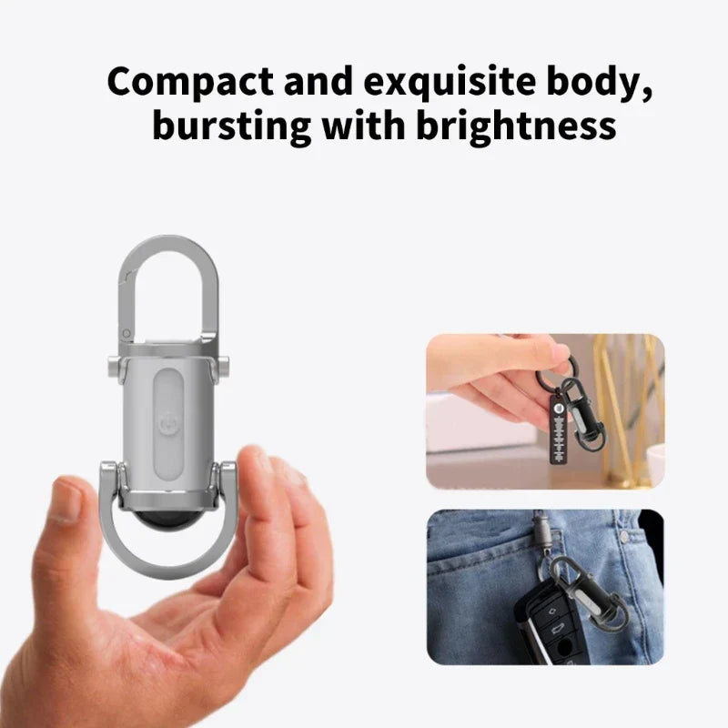 Brehn | LED-Taschenlampe USB wiederaufladbar Schlüsselanhänger