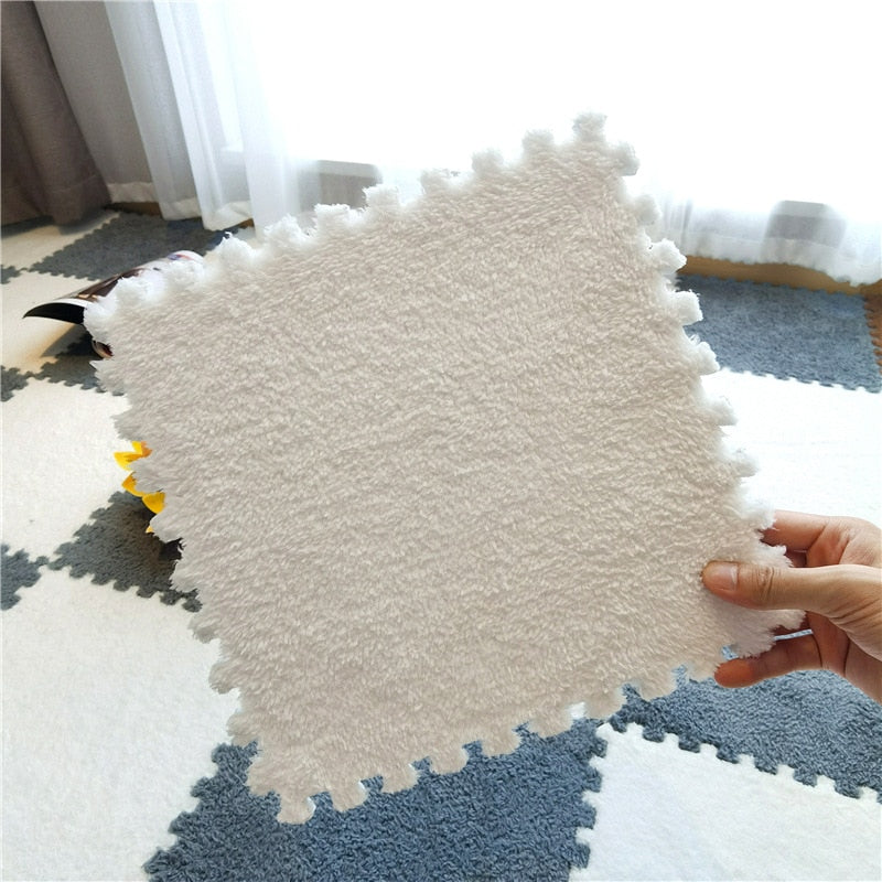 DIY Winter Plush Puzzle Mat | Brehn