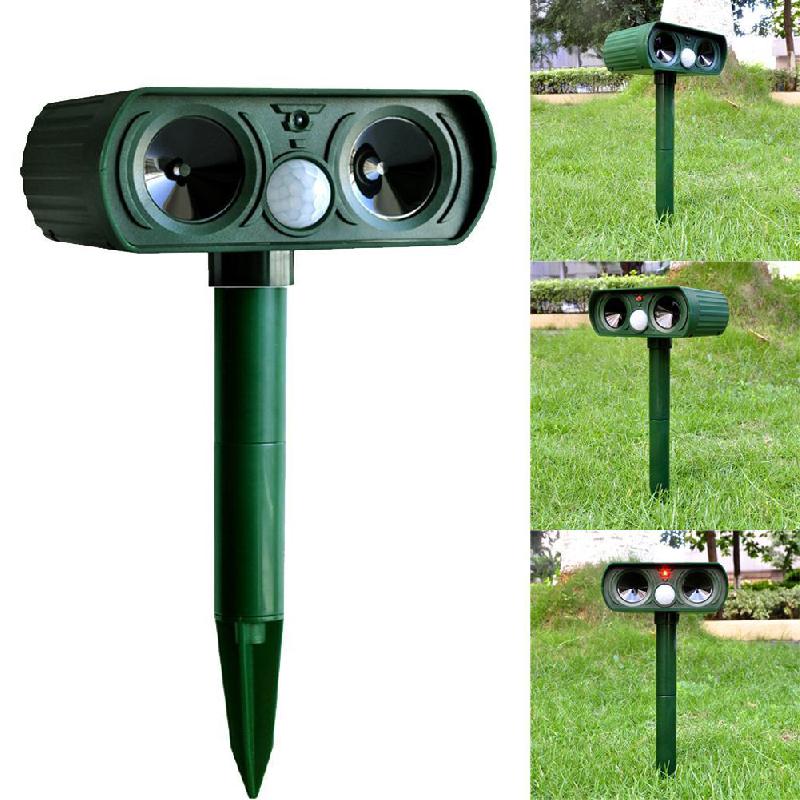 Solar Powered Ultrasonic Animal Repeller | Brehn