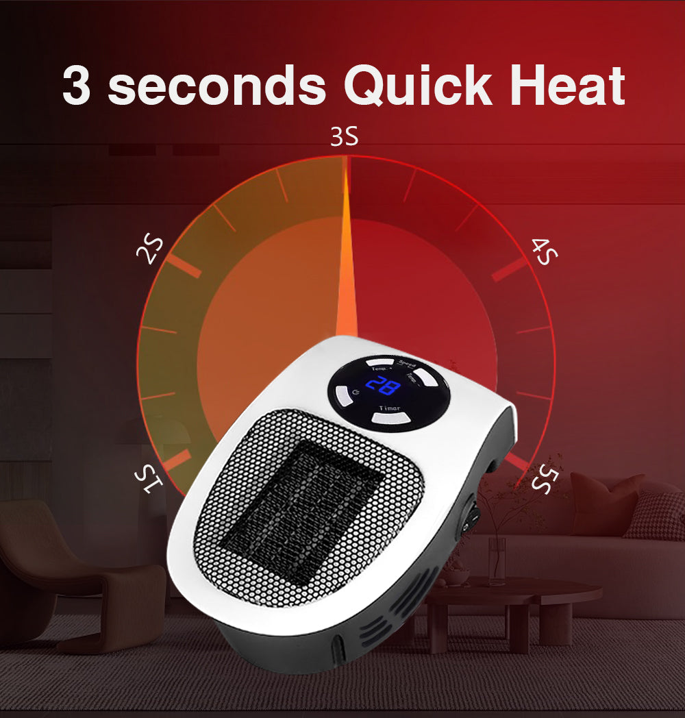Brehn | LuxaHeat Eleganter Heizlüfter | Tragbarer Heizlüfter für angenehme Wärme überall