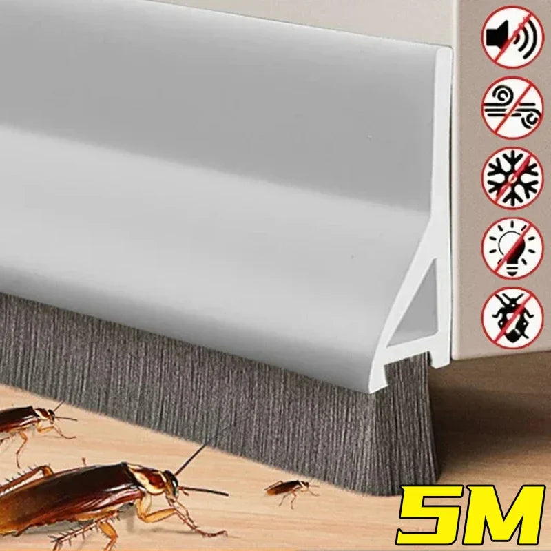 Brehn | Türdichtung FlexGuard | Hitzebeständig & Abriebfest | Für Türen & Fenster | In 4 Farben