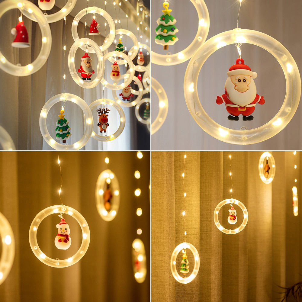 Brehn | Weihnachtsdekoration Hängende LED-Lichter