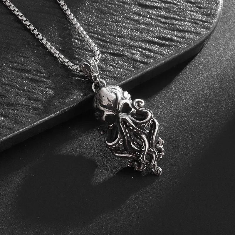 Brehn | Gothic Skull-Oktopus-Tentakel-Halskette