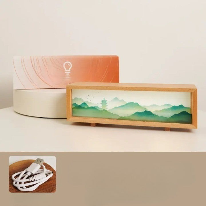 Dream Aura Interaktive Desktop Kunstleinwand Lampe