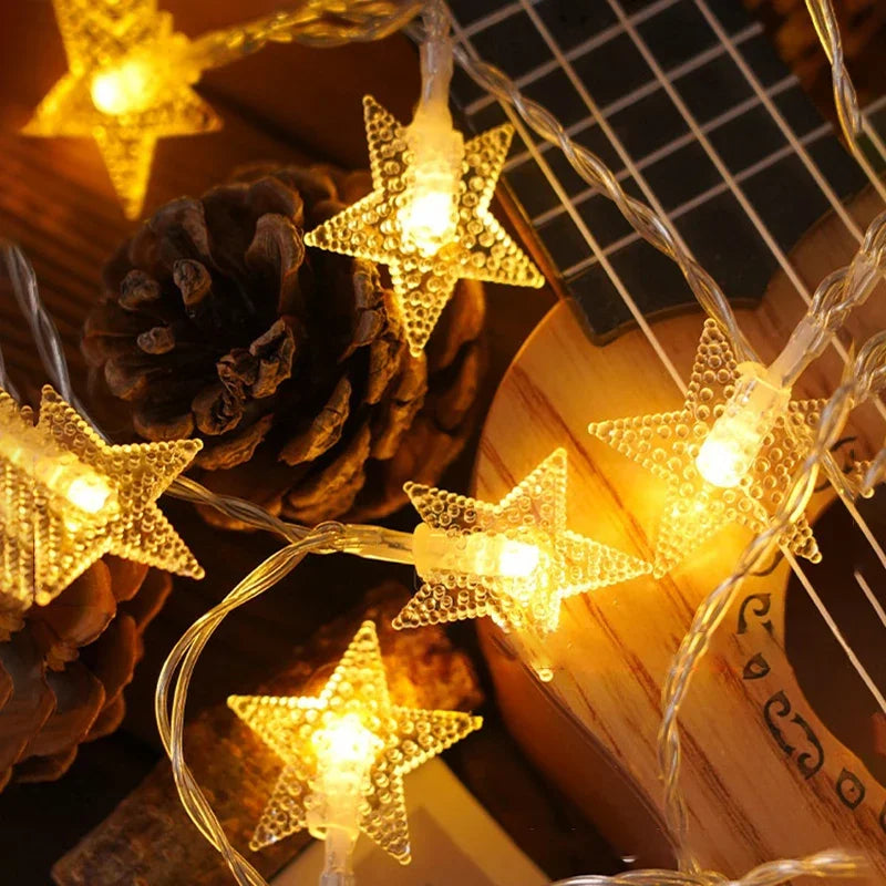 Brehn | Starlight LED Lichterkette: Ideal für Innendekoration, Außencamping und Zeltatmosphäre