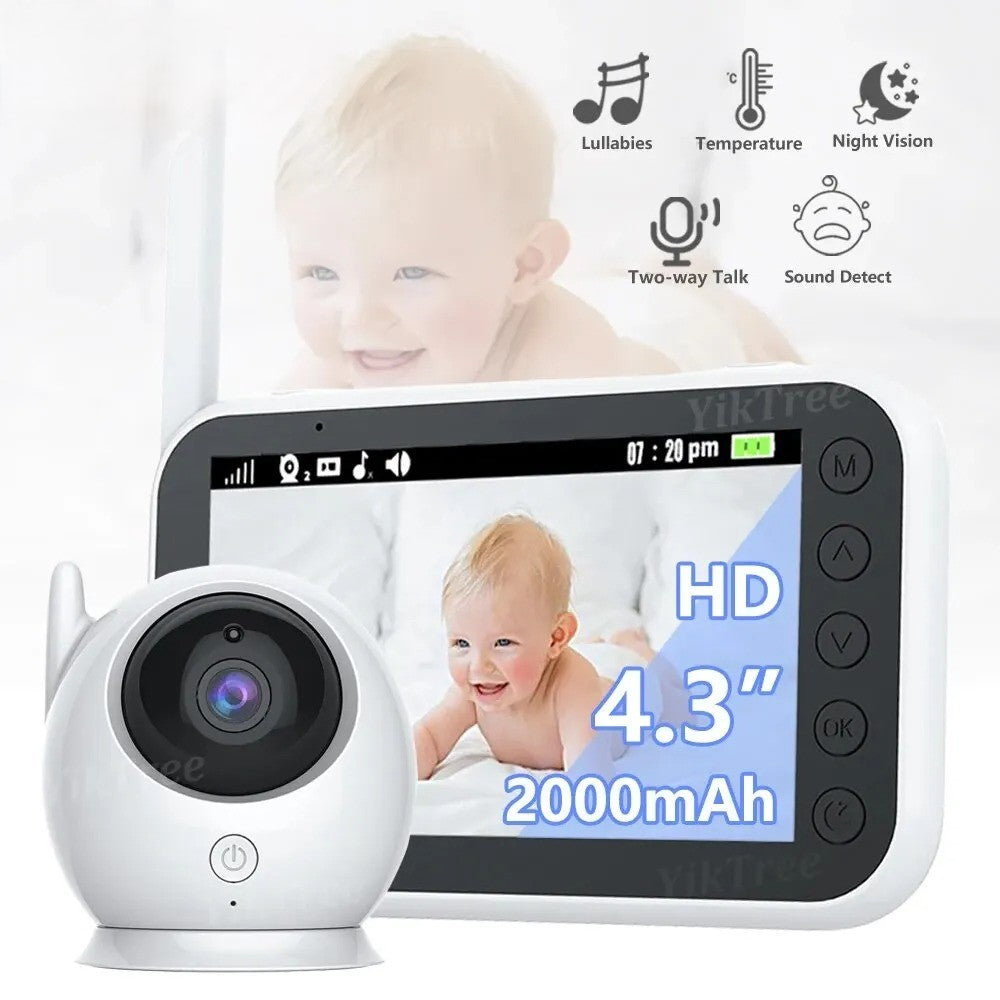 Baby Monitor Überwachung Nachtsicht Musik Nanny Kamera
