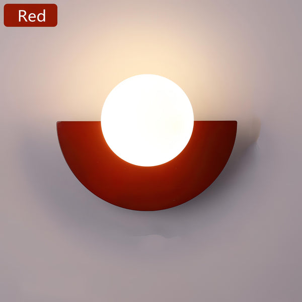 Brehn | Everest - Nordische Halbrunde Wandlampe