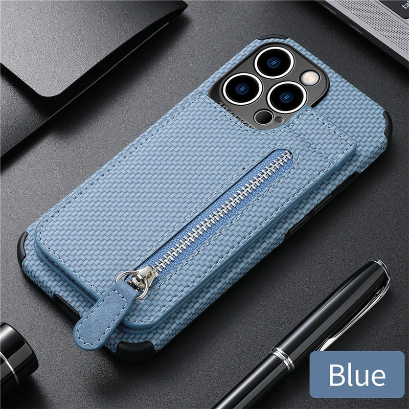 VIvolux | Zip Zip Elegance Geldbörse iPhone Hülle
