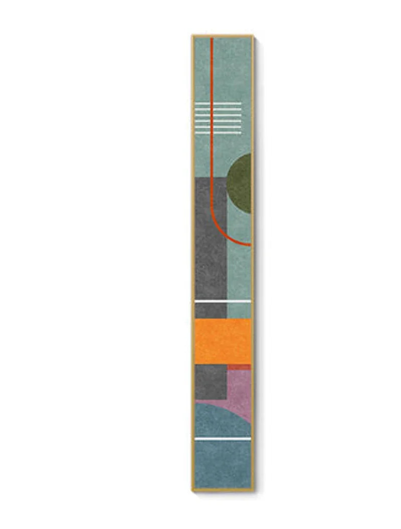 Bunte Hohe Abstrakte Schlanke Format Wandkunst Feine Kunst Leinwanddrucke Kreative Kunstwerke Für Modernes Wohnzimmer Flur Schlafzimmer Kunstdekor | Brehn