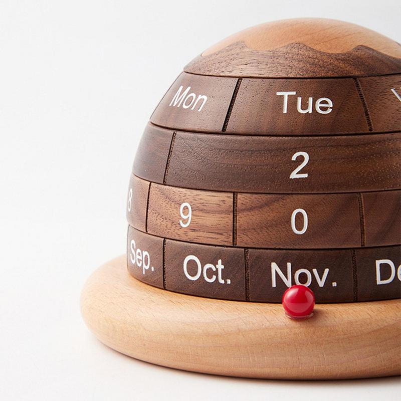 VIvolux | Einzigartiger Planet Holztischkalender