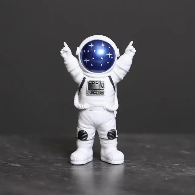 Brehn | Harz-Astronaut-Figur Statue Raumfahrer Skulptur Pädagogisches Spielzeug Schreibtisch-Dekoration Astronaut-Modell Für Kinder Geschenk