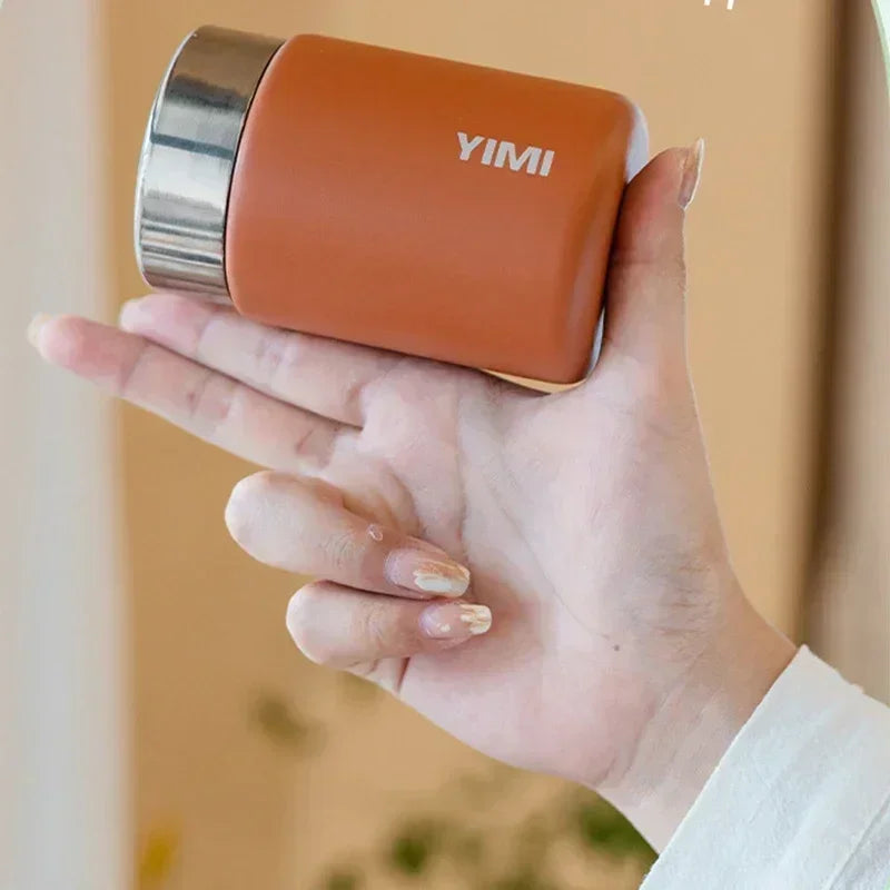 Brehn | 230ml Mini 316 Edelstahl Tragbare Thermoskanne - Taschen-Vakuumflasche