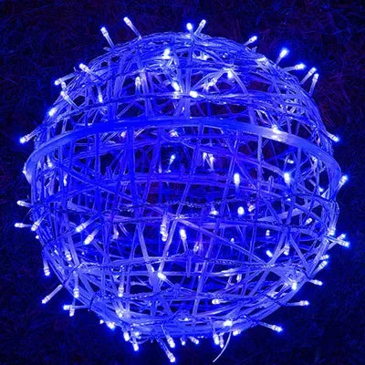 LED Rattan Kugel-Lichterkette – Dekorative Außenbeleuchtung für Garten und Partys | Brehn