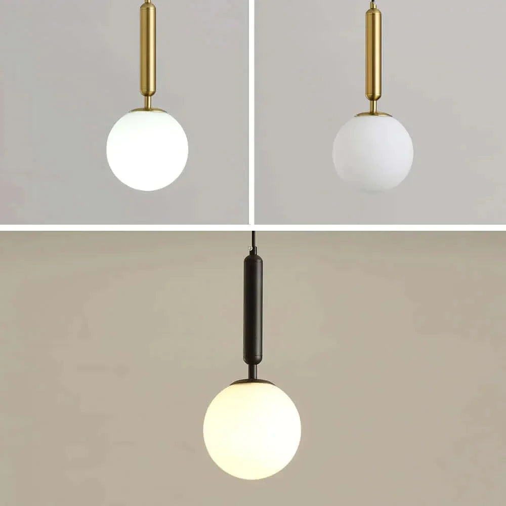 Brehn | Mid-Century Modern Glas Ball Pendelleuchte