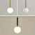Brehn | Mid-Century Modern Glas Ball Pendelleuchte